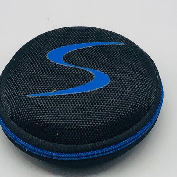 Senso headphone case with zipper black & blue headphones not included 3.5" READ - Picture 5 of 9